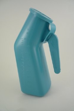Urinal - Male Plastic (blue, sturdy plastic)