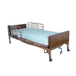 Fully Electric Hospital Style Bed with Half-Bed Rails  (no Mattress)
